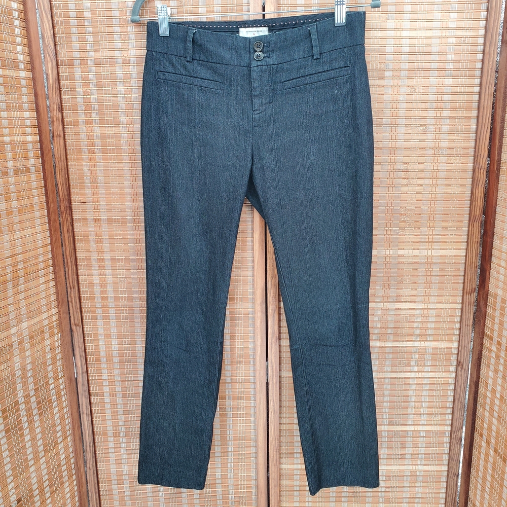 ♡ Anthropologie Gray Flat Front Ankle Pants Size 2